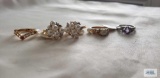 Variety of gold plated rings