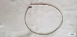 Silver colored omega necklace, marked 925 Italy