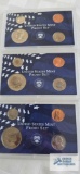 (3) 1999 United States mint proof sets, all marked S