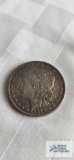 1879 Morgan one dollar coin
