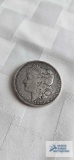 1878 Morgan one dollar coin