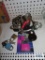 New Master Lock with key, antique lock with key, other padlocks with keys and antique door knob