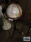 World globe on cherry stand made by Bombay