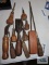 Antique chisel, screwdrivers, carpet tool, etc