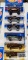 Complete set of 2000 Action Pack series Hot Wheel cars new in packages with extras