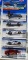 Complete set of 1999 Classic Games series Hot Wheel cars new in packages with extra