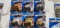 Six Hot Wheels Monster Jam monster trucks new in packages including Grave Digger, Sting, Predator,