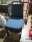 Three commercial stacking padded chairs