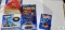 Hot Wheels Toy Story 2 Al's Toy Barn action pack, Laura Croft Tomb Raider gift pack, Batman gift