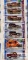 Complete 2002 Wild Frontier series Hot Wheel cars new in packages with three extra cars