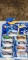 Nine 2004 Track Aces Hot Wheel cars, new in packages