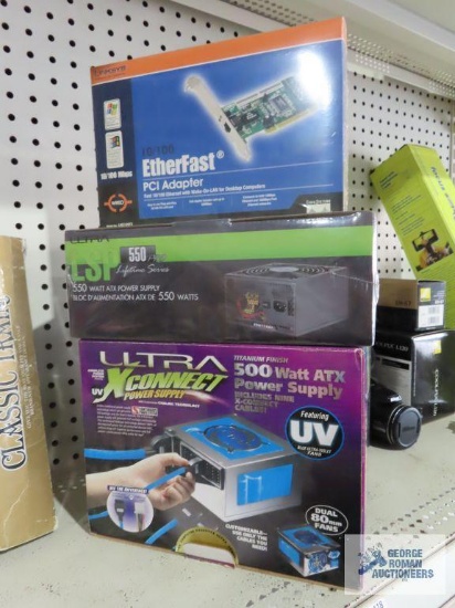500 Watt ATX power supply in box, ultra LSP 550 Pro lifetime series 550 watt ATX power supply in box