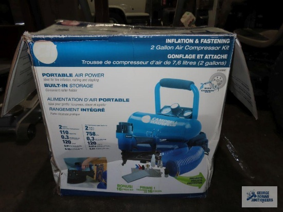 Campbell Hausfeld 2 gallon oil-less air compressor