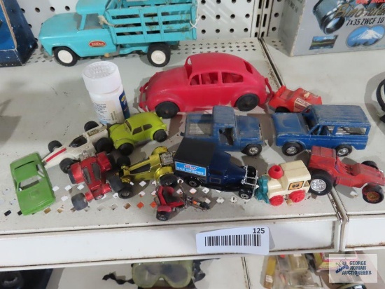 variety of toy cars