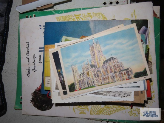 Vintage postcards and Hawaii booklets