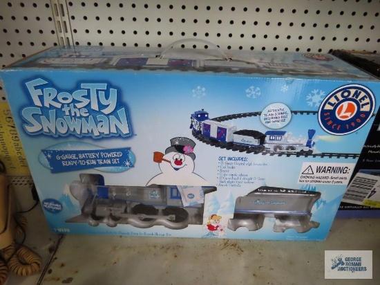 Lionel Frosty the Snowman G gauge train set in box