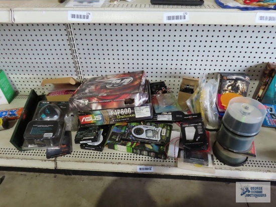 Large lot of computer parts and accessories