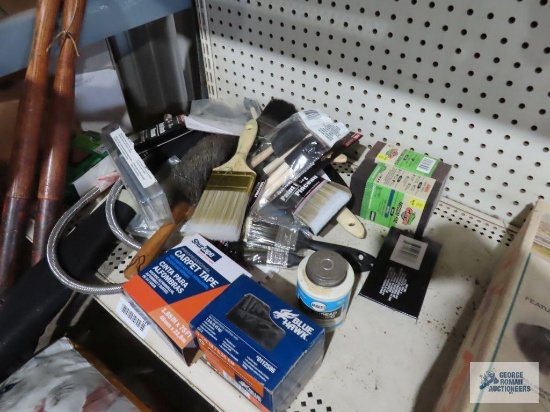 Hardware, painting supplies and etc