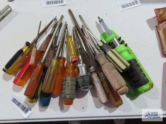 Variety of screwdrivers