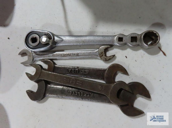 Blue Point wrench, Ford wrench and other wrenches