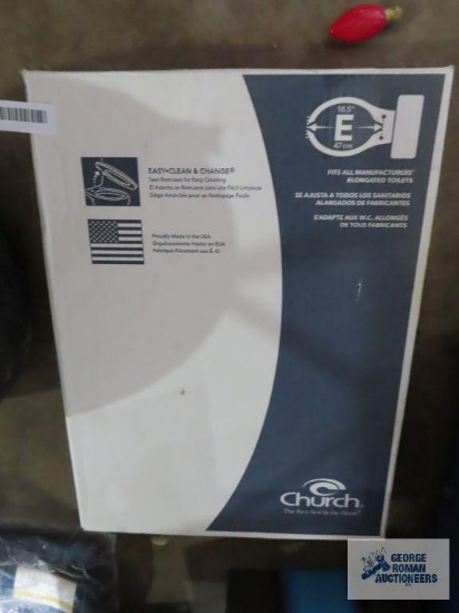 Elongated toilet seat new in box
