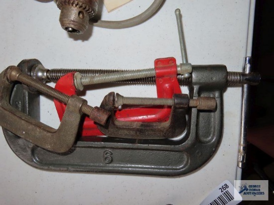 Assorted C clamps