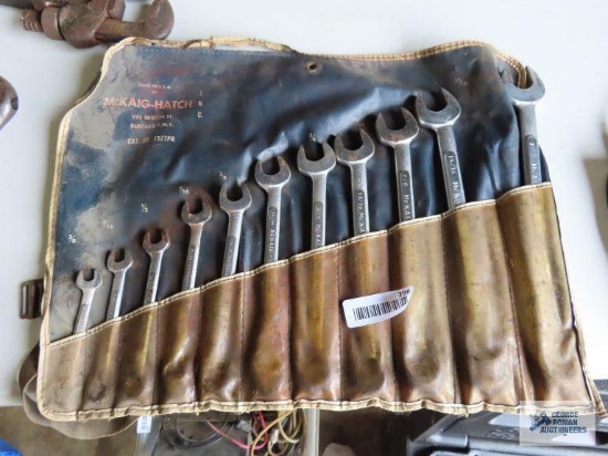 McKaig-Hatch SAE wrench set with holder