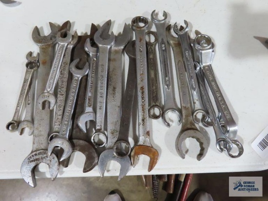 Assortment of wrenches including line wrenches