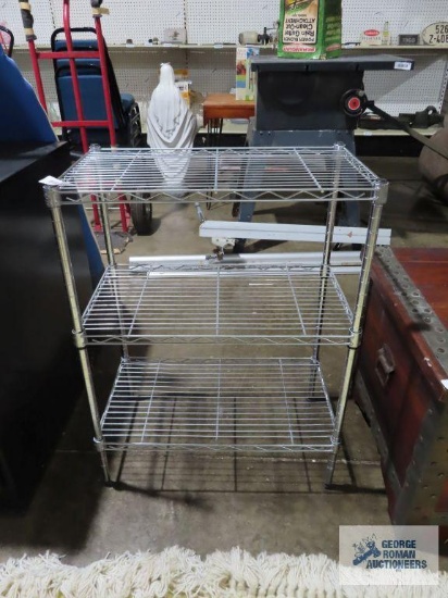 HDX metal adjustable wire shelving unit