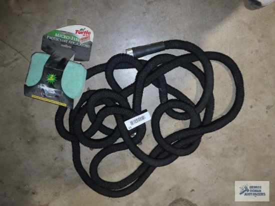 Flex hose and microfiber protectant applicator