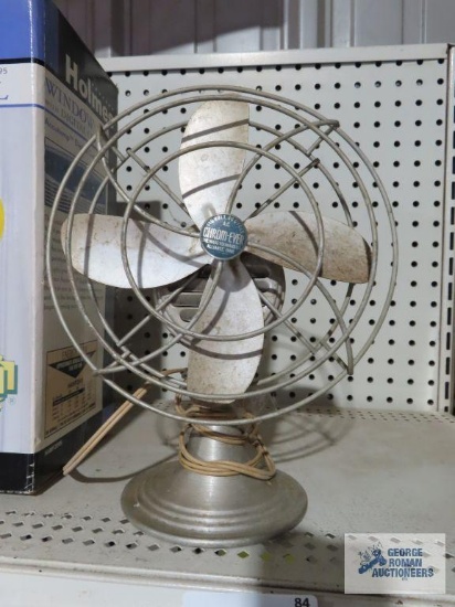Chrom-ever table fan
