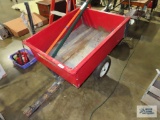 Stambaugh's Turf Power by Agro Fab tilt style pull behind yard trailer, 43