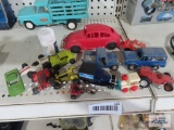 variety of toy cars