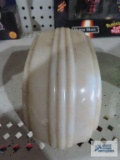 Antique glass lamp shade