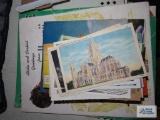 Vintage postcards and Hawaii booklets