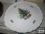 Nikko Happy Holidays Christmas platter