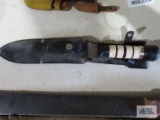 Knife with sheath