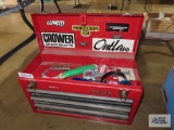 Craftsman tool box with hardware and tools