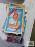 1972 Xograph baseball cards, 1968 Xograph football cards, etc