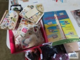 Various used stamps and United States stamp book