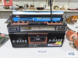 AM/FM SW1/SW2 four band radio made by QFX with box