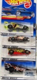 Complete set of 1999 Mega Graphics series Hot Wheel cars new in packages
