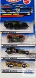 Complete set of 1999 Terrific series Hot Wheels cars new in packages