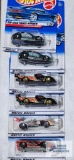 Complete set of 2000 CD Custom series Hot Wheels cars new in packages with extras