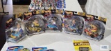Five Hot Wheels Racing Radical Rides NASCAR Edition cars, new in packages