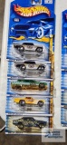 Complete 2001 Turbo Taxis series Hot Wheels cars new in packages with one extra