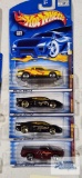 Four 2001 Company Cars series Hot Wheel cars
