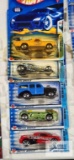 Complete 2003 Wild Wave series Hot Wheel cars, new in packages