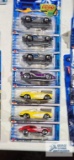 Complete 2002 Corvette series Hot Wheel cars new in packages with three extras