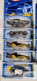 Complete 2001 Rod Squadron series Hot Wheels cars new in packages with one extra car